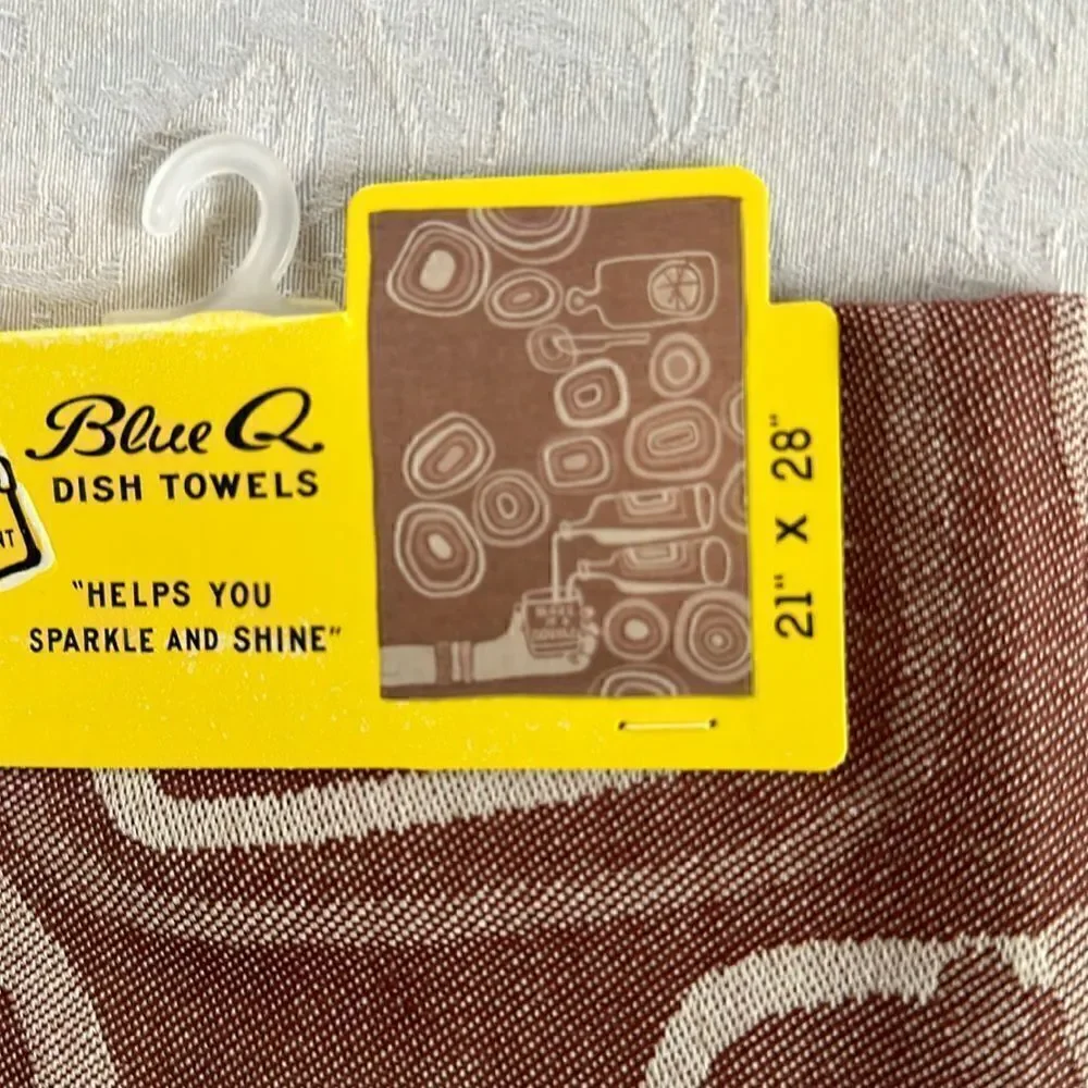 Blue Q Cotton Woven Dish Towel  - Make Mine a Double